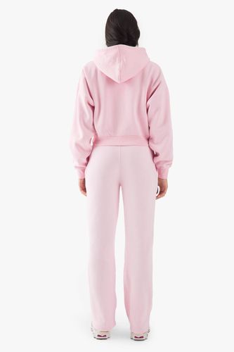 Contrast Script Jogger à jambe droite à double ceinture | Taille Medium - DSGN Studio - Modalova