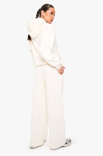 Jogger à jambe droite avec détails pintuck | Taille Medium - boohoo - Modalova