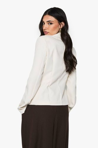 Blazer Cintré Ajusté à Détails Boutons | Taille 44 - boohoo - Modalova