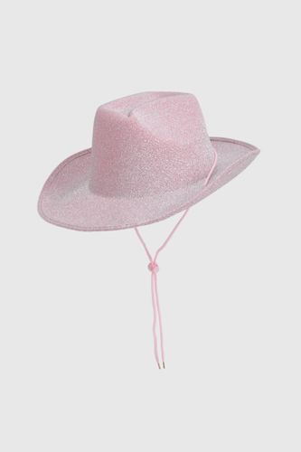 Chapeau de cow-boy pailleté - boohoo - Modalova