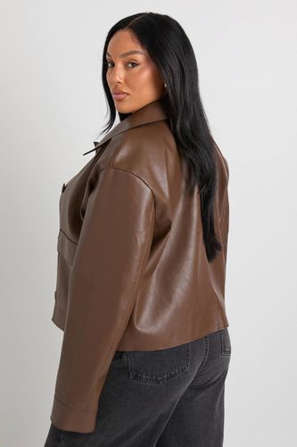 Veste à col boutonnée Plus | Taille 48 - boohoo - Modalova