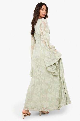 Robe Longue Texturée À Découpes Pour Grande Taille | Taille 44 - boohoo - Modalova
