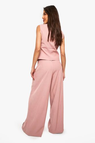 Pantalon Palazzo à jambe large sur mesure | Taille 44 - boohoo - Modalova