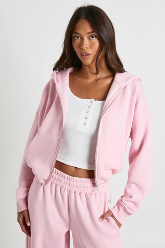 Ath Archive Sweat à capuche zippé avec appliqué en tissu assorti | Taille XS - boohoo - Modalova