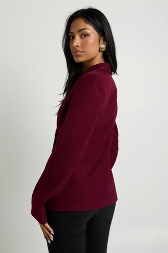 Blazer asymétrique enveloppant | Taille 44 - boohoo - Modalova