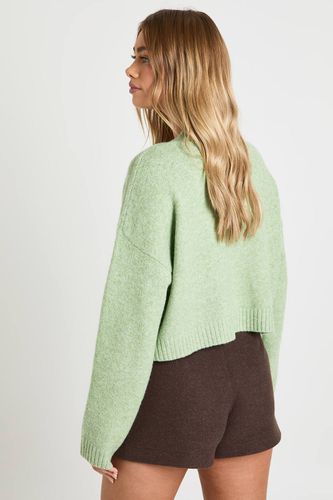 Cardigan Tricoté à Détail Poches | Taille Medium - boohoo - Modalova