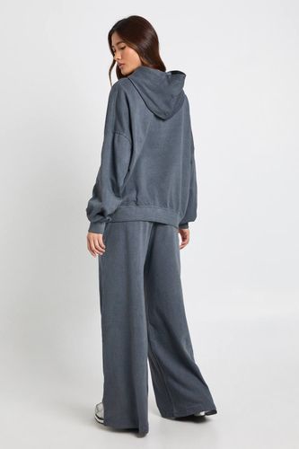Survêtement à Casynthétiqueche Oversize Délavé avec Fermeture Éclair | Taille Medium - boohoo - Modalova