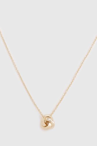 Collier à détail de nœud - boohoo - Modalova