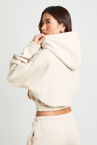 Sweat à Casynthétiqueche Longueur Courte | Taille Medium - boohoo - Modalova