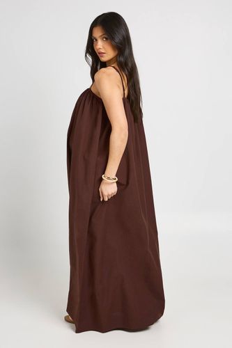 Robe Maxi De Maternité Volumineuse Avec Poches | Taille 46 - boohoo - Modalova
