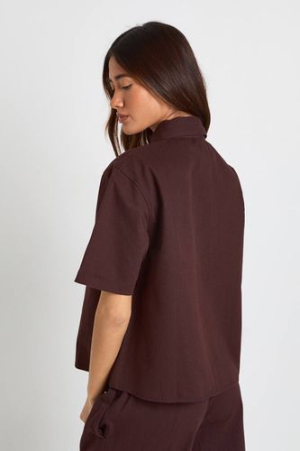 Chemise Chambray Boutonnée | Taille 42 - boohoo - Modalova