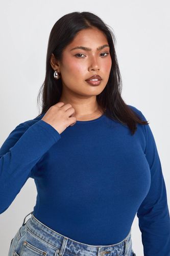 Body À Manches Longues Col Rond Plus Basic | Taille 48 - boohoo - Modalova