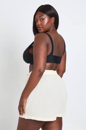 Short De Plage Texturé Grande Taille | Taille 48 - boohoo - Modalova