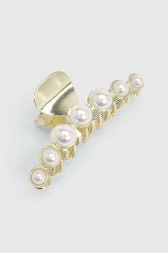 Grande Pince Crabe À Perles - boohoo - Modalova