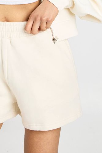 Short De Jogging Taille Haute Coupe Tall Avec Cordon De Serrage Interne | Taille Medium - boohoo - Modalova