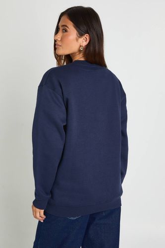 Sweat-shirt Imprimé Brooklyn Effet Délavé | Taille Medium - boohoo - Modalova