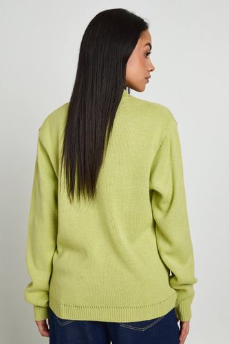Cardigan Tricoté À Col | Taille Medium - boohoo - Modalova