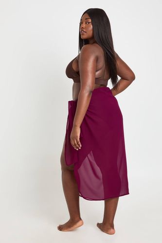 Sarong Maxi Grande Taille En Mousseline | Taille 54 - boohoo - Modalova