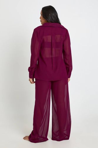 Pantalon De Plage En Mousseline De Maternité | Taille 46 - boohoo - Modalova