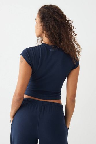 Haut à Manches Courtes Brodé | Taille 2XL - DSGN Studio - Modalova