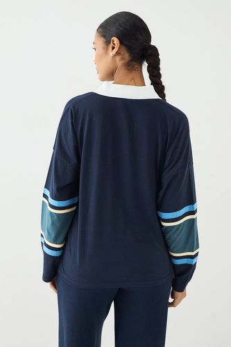 Haut à Col Sport Oversize à Blocs de Couleur | Taille 2XL - DSGN Studio - Modalova