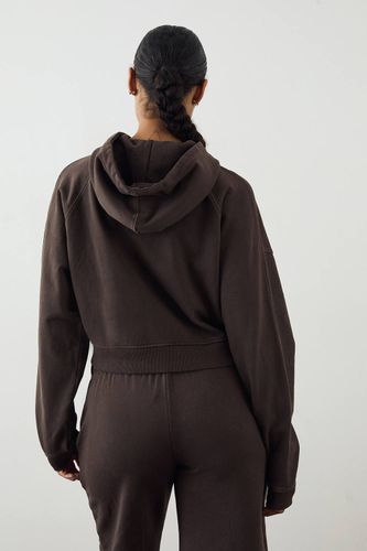 Sweat à Casynthétiqueche Zippé Boxy Premium Poids Lourd Délavé | Taille Medium - DSGN Studio - Modalova