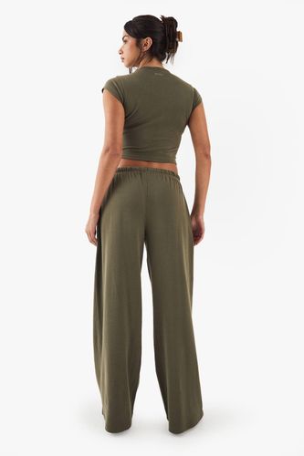 Pantalon Large Côtelé Brodé | Taille 2XL - DSGN Studio - Modalova
