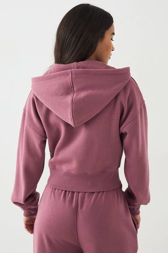 Sweat à Casynthétiqueche Zippé avec Broderie Script | Taille 46 - DSGN Studio - Modalova