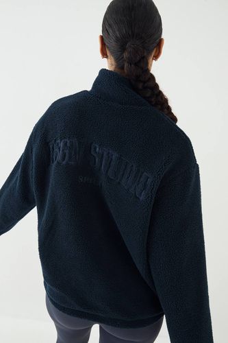 Veste Borg à Fermeture Éclair et Col Montant | Taille XL - DSGN Studio - Modalova
