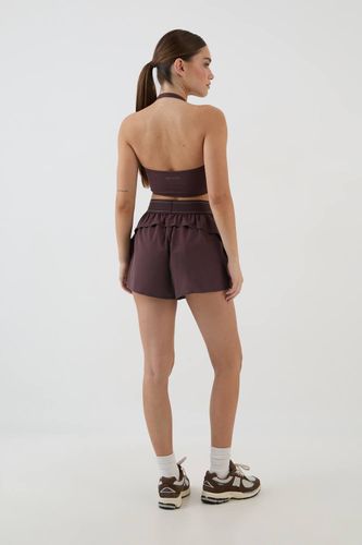 Short Ample En Tissu Tissé À Taille Élastiquée | Taille 2XL - DSGN Studio - Modalova