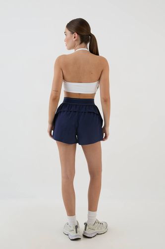 Short Ample En Tissu Tissé Avec Taille Élastiquée | Taille 2XL - DSGN Studio - Modalova