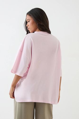 T-shirt Oversize Brodé Script | Taille Medium - DSGN Studio - Modalova