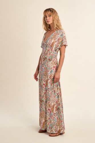 Robe longue et fluide, imprimée cashemire - Molly Bracken - Modalova