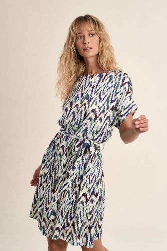 Robe courte ceinturée, imprimée - Molly Bracken - Modalova