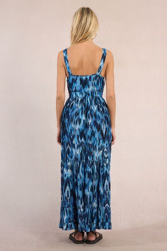 Robe longue à volants, imprimée - Molly Bracken - Modalova