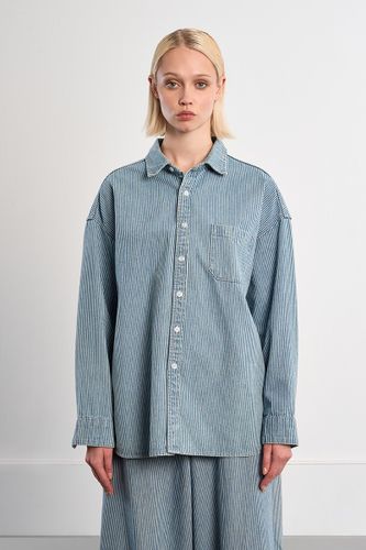 Surchemise rayée denim - LILI SIDONIO - Modalova