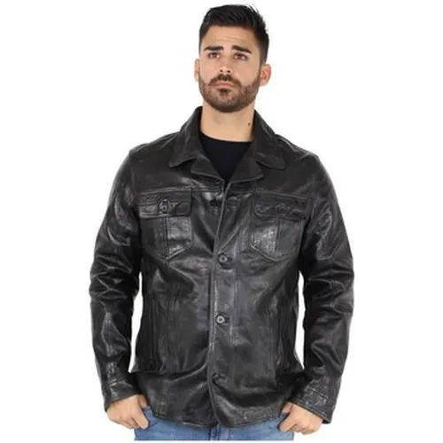 Veste Blouson Ralph en cuir ref_day30710 - Daytona - Modalova