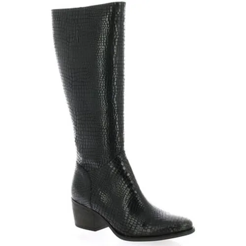 Bottes Minka Bottes cuir python - Minka - Modalova