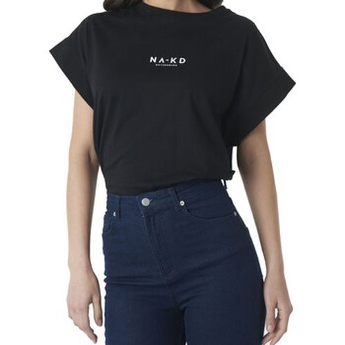 T-shirt NAKD Logo Cropped Boxy - Na-Kd - Modalova