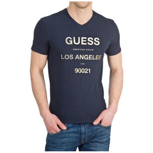 Polo T-Shirt L.A. Logo M91I42 Marine - Guess - Modalova