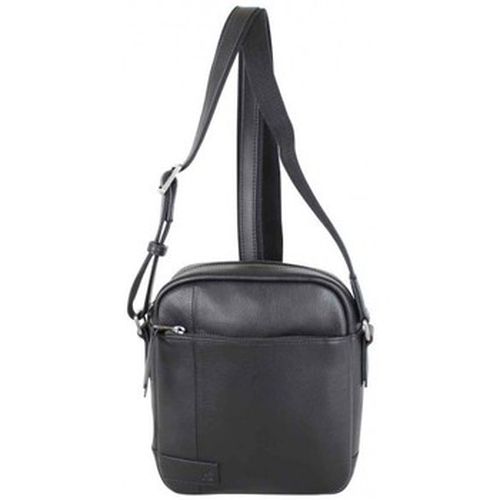 Sacoche Pochette en cuir grainé 414018 - Noir - Patrick Blanc - Modalova