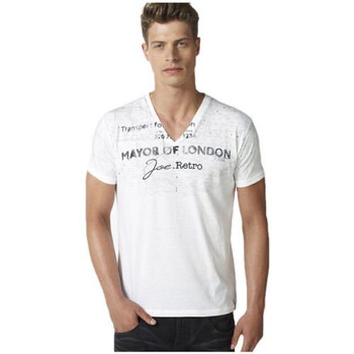 Polo T-Shirt Tarbe Blanc - Joe Retro - Modalova