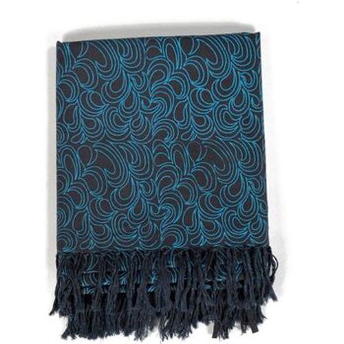 Echarpe Cheche foulard coton Latika turquoise - Fantazia - Modalova