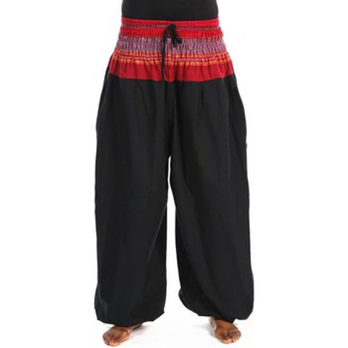 Pantalon Pantalon sarouel elastique bouffant sari rouge Maka - Fantazia - Modalova