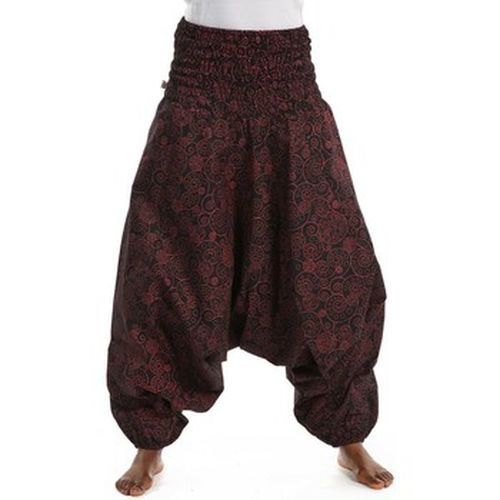 Pantalon Pantalon sarwel mixte smocke ethnique chic - Fantazia - Modalova