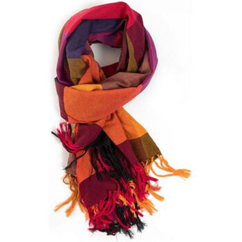 Echarpe Cheche foulard etole new madras sienna carnaval - Fantazia - Modalova