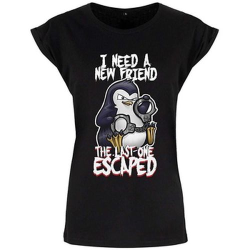 T-shirt I Need A New Friend - Psycho Penguin - Modalova