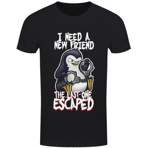 T-shirt I Need A New Friend - Psycho Penguin - Modalova