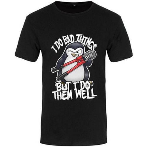 T-shirt I Do Bad Things - Psycho Penguin - Modalova