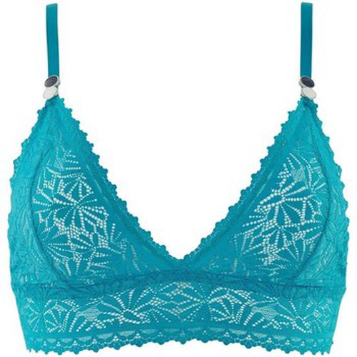 Triangles / Sans armatures Soutien-gorge triangle sans armatures turquoise Check-In - Pomm'poire - Modalova